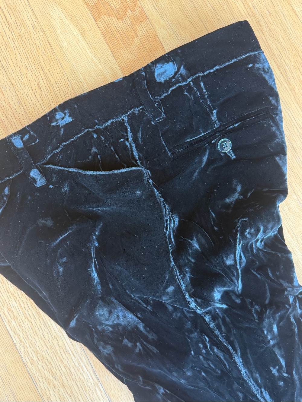 Dolce & Gabbana Black Velvet Flare Trousers - Picture 9 of 11